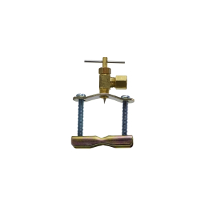 Midland Industries 709199-04 Solid Pin Self-Piercing Saddle Valve, 1/4 in Nominal, Compression, Brass Body