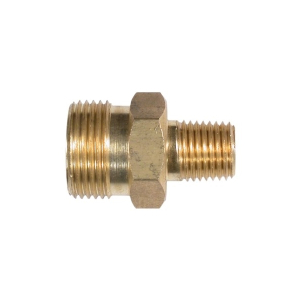Midland Industries 86002 Quick Disconnect High Pressure Coupling, M22 Metric Screw x 3/8 in MNPT, Brass