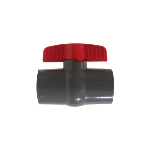 Midland Industries 899051 Ball Valve, 3/4 in Nominal, Socket x Socket, 150 psi, PVC Body