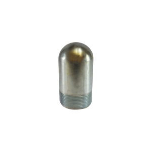 Midland Industries 90008 Bull Plug, 2 in MPT, Steel, Zinc-Plated, SCH 80/XH Schedule