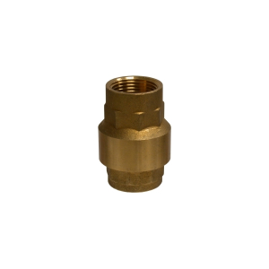 Midland Industries 944411V In-Line Check Valve, 4 in Nominal, FNPT x FNPT, Brass Body, Import