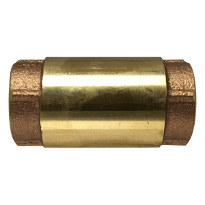 Midland Industries 944431 In-Line Lift Check Valve, 3/4 in Nominal, FNPT, Forged Brass Body, Import