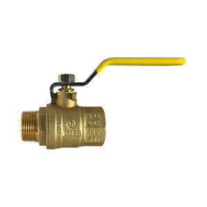 Midland Industries 948172 Ball Valve, 1/2 in Nominal, MPT x FPT, 600 psi WOG Pressure, -20 to 300 deg F
