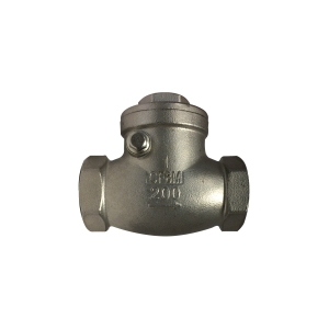 Midland Industries 949353 Swing Check Valve, 1/2 in Nominal, FPT, CF8M 316 Stainless Steel Body, Import