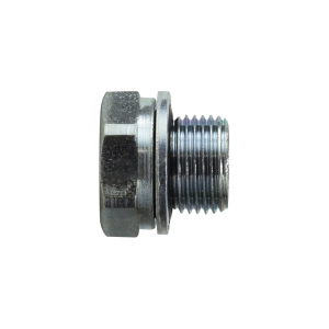 Midland Industries 9522P8 Hex Head Plug with 60deg Seat, 1/2-in Male BSPP, Steel