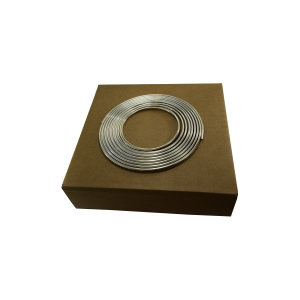 Midland Industries 972192 Easy Bend Tubing, Aluminum, 0.186 in ID, 1/4 in OD, 50 ft L, 0.032 in Thick Wall