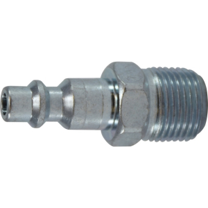 Midland Industries 99816 Industrial Interchange Male Plug, 1/2-in Body, 1/2-in Male NPT, Steel