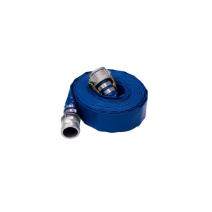 Midland Industries BLAY-400-CASS 4 X50' Blue Layflat+C-E Camlock 50' Roll