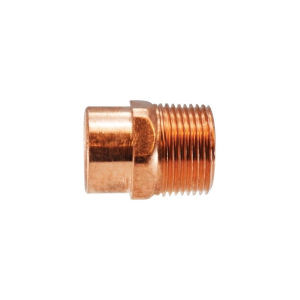 Midland Industries 77326 Adapter, 4 in C x 4 in MPT, Copper