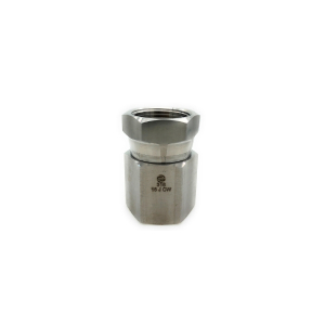 Midland Industries SS1405-12-12 Swivel Adapter, 3/4 in FPT x 3/4 in FNPSM, Stainless Steel