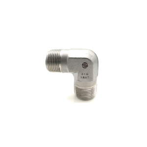 Midland Industries SS5500-08-08 90 deg Elbow, 1/2 in MNPT x 1/2 in MNPT, Stainless Steel