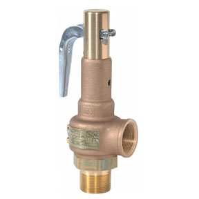 Midwest Control 19KFE-160 1" x 1-1/4 ASME Safety Valve Soft Seat 160 psi 1037 SCFM