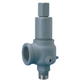 Midwest Control 910BJHM01-AKE0150 2 x 3 Safety Valve 150 psi 4093 SCFM CS Body/SS Trim Hard Seat w/Cap