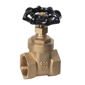 Midwest Control BGV-400 4" FPT Brass Gate Valve 200 PSI