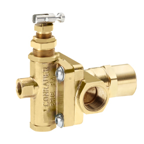 Midwest Control BLG-HU95-125 1/2" FPT x 1/4" FPT Pilot Valve w/Hand Unloader 1/2" FPT Vent Discharge 95-125 60 SCFM