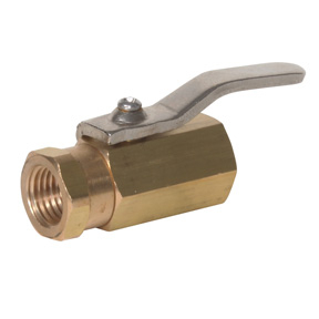 Midwest Control FMFP-25 1/4" FPT Mini Brass Ball Valve 600 PSI