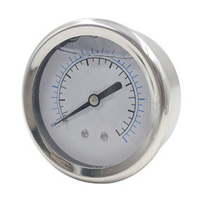 Midwest Control LSCB40-160 4" Liquid Filled Pressure Gauge 0-160 psi Back Mount SS Case 1/4" NPT