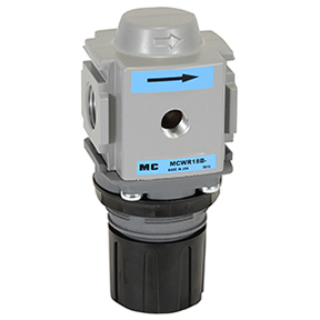 Midwest Control MCWR18B-38A 3/8" 165 SCFM Relieving Regulator 10-250 PSI