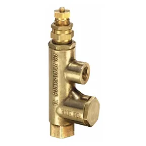 Midwest Control RCLS125-150 Pilot Valve Straight Stem 3/8" FPT x 1/4" FPT