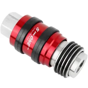 Milton 1750 5 In ONE Universal Coupler with Safety Exhaust Quick-Connect 1/4" Female NPT- Patented