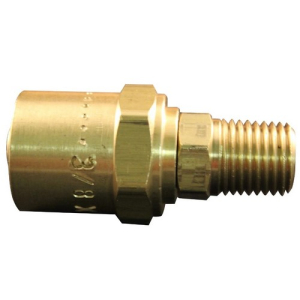 Milton 621-11 1/4" MNPT 11/16" OD Reusable Hose End Fitting