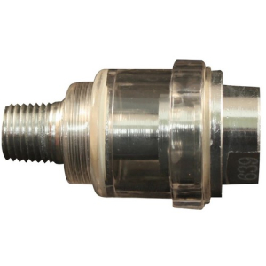 Milton S-639 1/4" NPT In-Line Lubricator1/4" ID Hose Mender Fitting