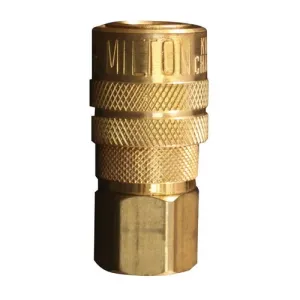 Milton S-715 Industrial Air Coupler 1/4" NPT Female M-Style KWIK-CHANGE