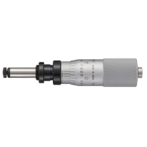 Mitutoyo 110-118 Series 110 Micrometer Head, Differential Screw Translator (Extra-Fine Feeding) Type, 0-0.02", 0.000005" Grad., Spherical Spindle Face
