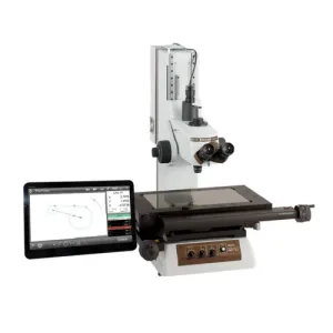 Mitutoyo 176-863-10PK2 MF-A2017D Measuring Microscope, 2-Axis Counter, Manual Machine Type, 200 x 170 mm Travel Range, LED, Binocular Tube, M2 System