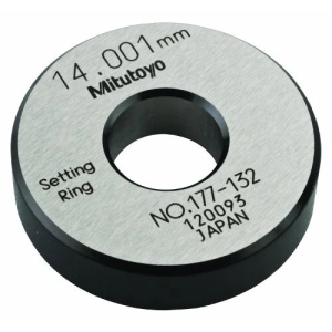 Mitutoyo 177-132 Series 177 Setting Ring, Diameter 14 mm