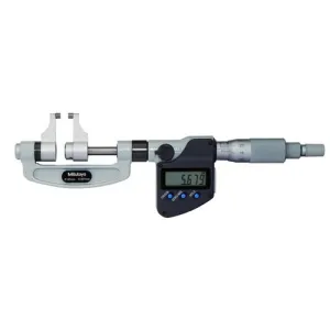 Mitutoyo 343-250-30 Series 343 Digital Caliper Jaw Micrometer, 0-25 mm