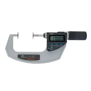 Mitutoyo 369-422-20 Series 369 Digital Disc Micrometer QuickMike, 1-2.2", IP65