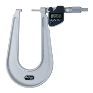 Mitutoyo 389-372-30 Series 389 Digital Sheet Metal Micrometer 1-2", Spherical Anvil/Spindle, IP65