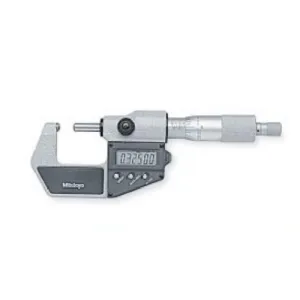 Mitutoyo 395-743-30 Series 395 Digital Tube Micrometer, Spherical Anvil/Spindle, 2-3"