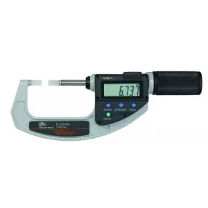 Mitutoyo 422-411-20 Series 422 Absolute Digital Blade Micrometer QuickMike, 0-30 mm, IP65