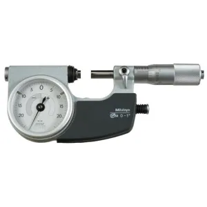 Mitutoyo 510-131 Series 510 Indicating Micrometer with Button Right, 0-1"