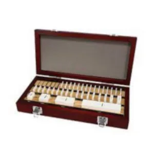 Mitutoyo 516-222-26 Series 516 Inch Square CERA Gage Block Set, Grade 0, 36 Blocks per Set