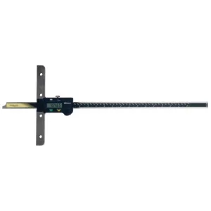 Mitutoyo 571-214-10 Series 571 ABSOLUTE Digimatic Depth Gage, 0-18" / 450 mm Range, 9.8 x 0.39" Base