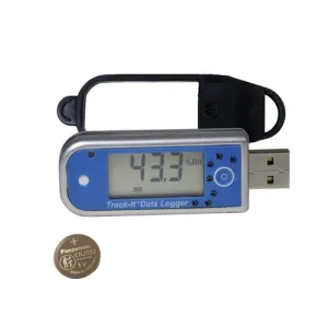 Monarch Instrument 5396-0201 Track-It RHTemp Data Logger with Display and Standard Battery