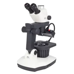 Motic 1100200600852 GM-171 Trinocular Standard Microscope Greenough Objectives 0.75X-5X Darkfield Illuminator 100-240V (CE)