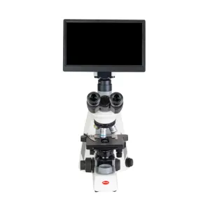 Motic 1100403300213 Panthera E2 Trinocular Microscope (50:50 CCIS Iris Diaphragm 110-240V) + BMH4000X Full HD Camera 4k 3840x2160 Pixels 8MP