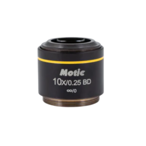 Motic 1101001704251 AE Series Objective Achromatic LM Plan BD 10X N.A. 0.25 / W.D. 16.3