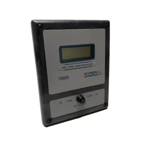 Myron L 758II-110-4A-35BL-PC 750 Series II Digital 0-20 ppm Conductivity Monitor/controller w/ Isolated O/P Module, 3-1/2 Digit LCD, Power Cord