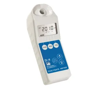 Myron L D-4BD Digital Dialysate Meter: Conductivity, Resistivity, TDS, Temperature w/ bluDock (Wireless Data Transfer Module)