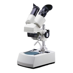 National Optical 405TBL-10-3 405 Series Binocular Fixed Magnification Stereo Microscope (3X) Post Arm