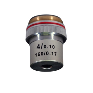 National Optical 704-045 120 Series DIN 4x Objective 0.10 N.A.