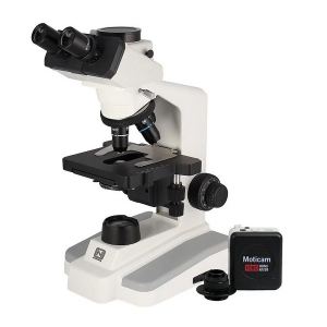 National Optical DC20-440T-440PLL DC20 Series Trinocular Stereo Zoom Microscope with Moticam 1080 Camera & Cables 7.5x-45x Magnification LED