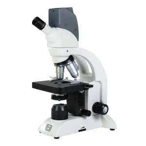National Optical DC4-211 DC Series Digital Monocular LED Microscope with 5.0MP Camera 4x 10x 40xR Objectives LED Illumination 1.25 N.A. Abbe