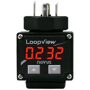 NOVUS 8817000200 LoopView-N DIN43650 4-20mA Loop Powered Indicator
