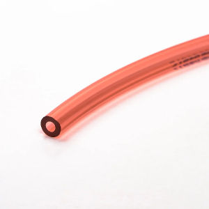Nycoil 674612 Polyurethane Tubing Transparent Red 1/4" x 0.125" x 500'